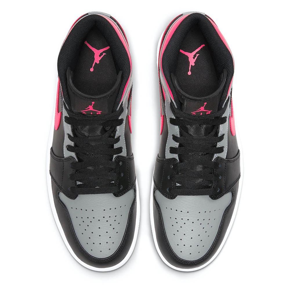 Air Jordan 1 Mid 'Pink Shadow' — UK 3 | EU 35.5 | US 3.5 — Top View