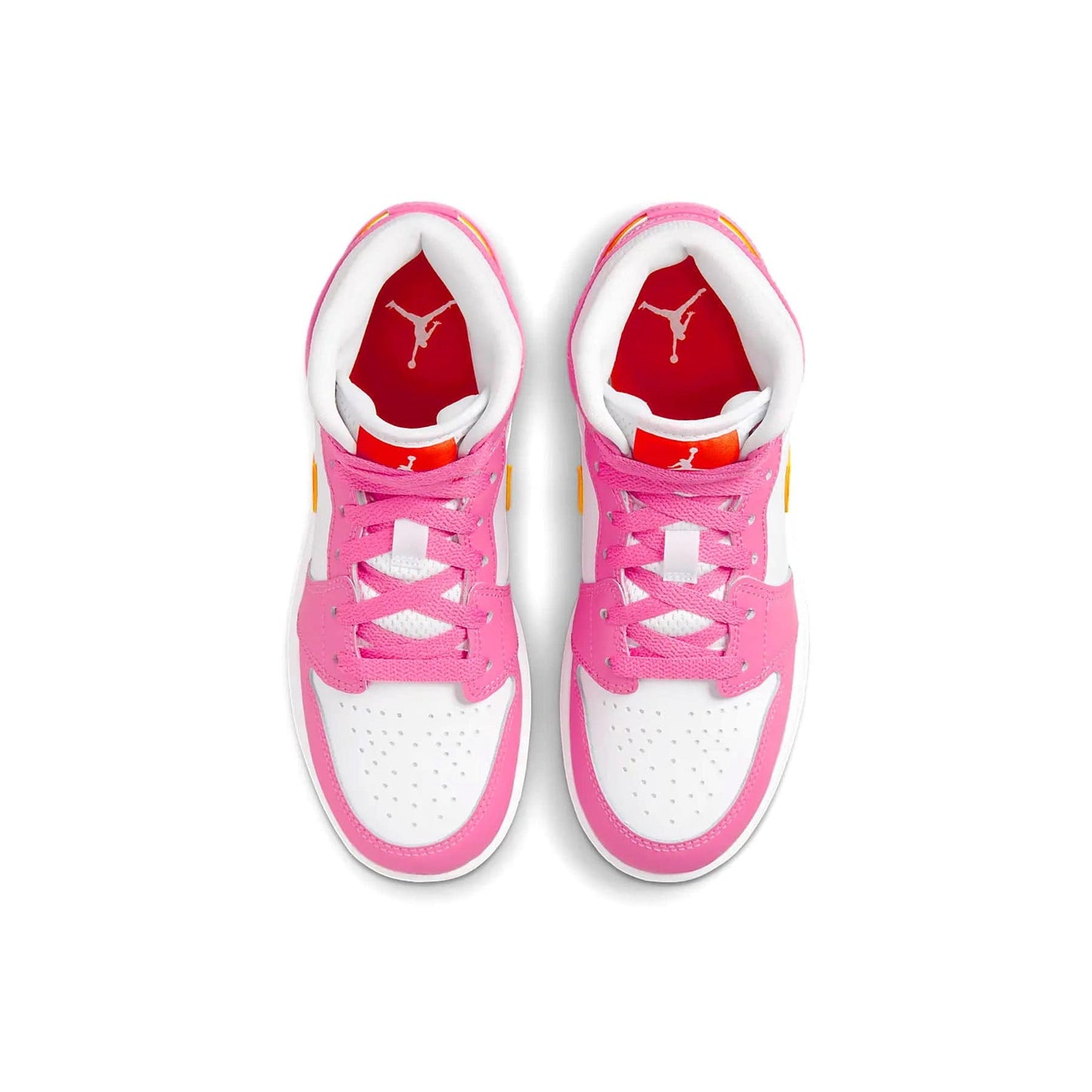 Air Jordan 1 Mid GS 'Pinksicle Orange' — UK 13.5 | EU 32 | US 1Y — Back View