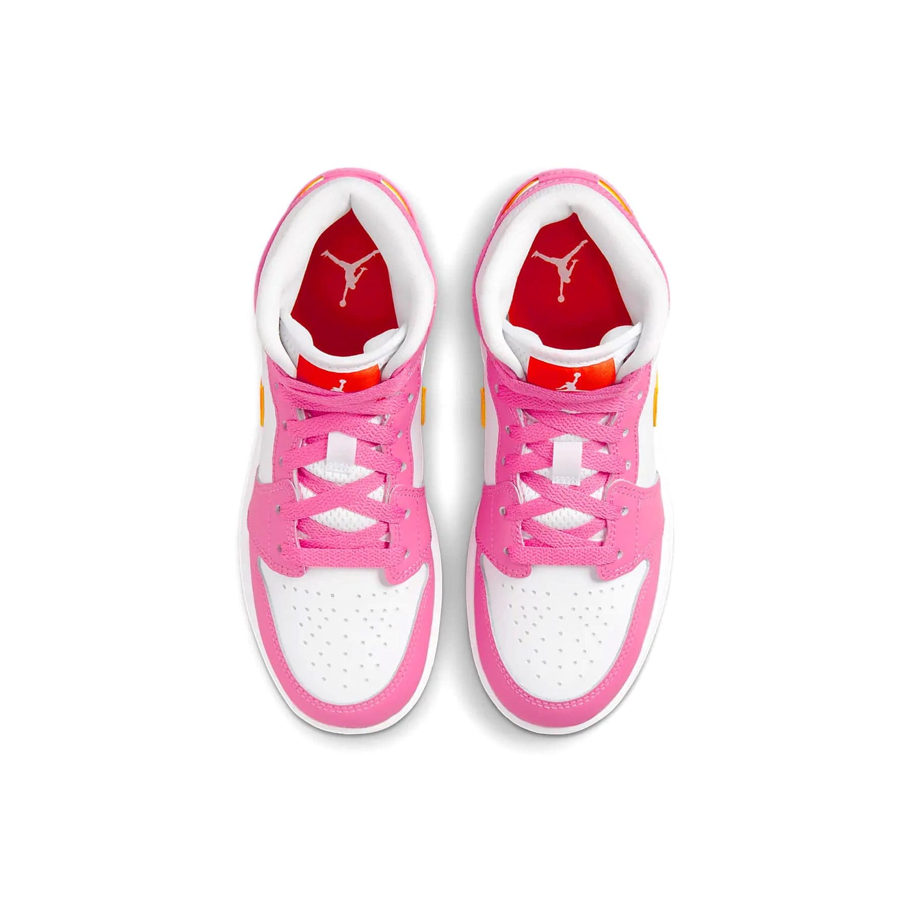 Air Jordan 1 Mid GS 'Pinksicle Orange' — UK 13.5 | EU 32 | US 1Y — Back View