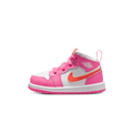 Air Jordan 1 Mid TD 'Pinksicle Orange' — UK 0C | EU 15 | US 0C — Front View