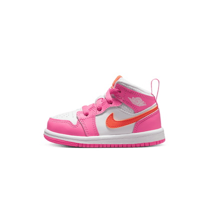 Air Jordan 1 Mid TD 'Pinksicle Orange' — UK 0C | EU 15 | US 0C — Front View