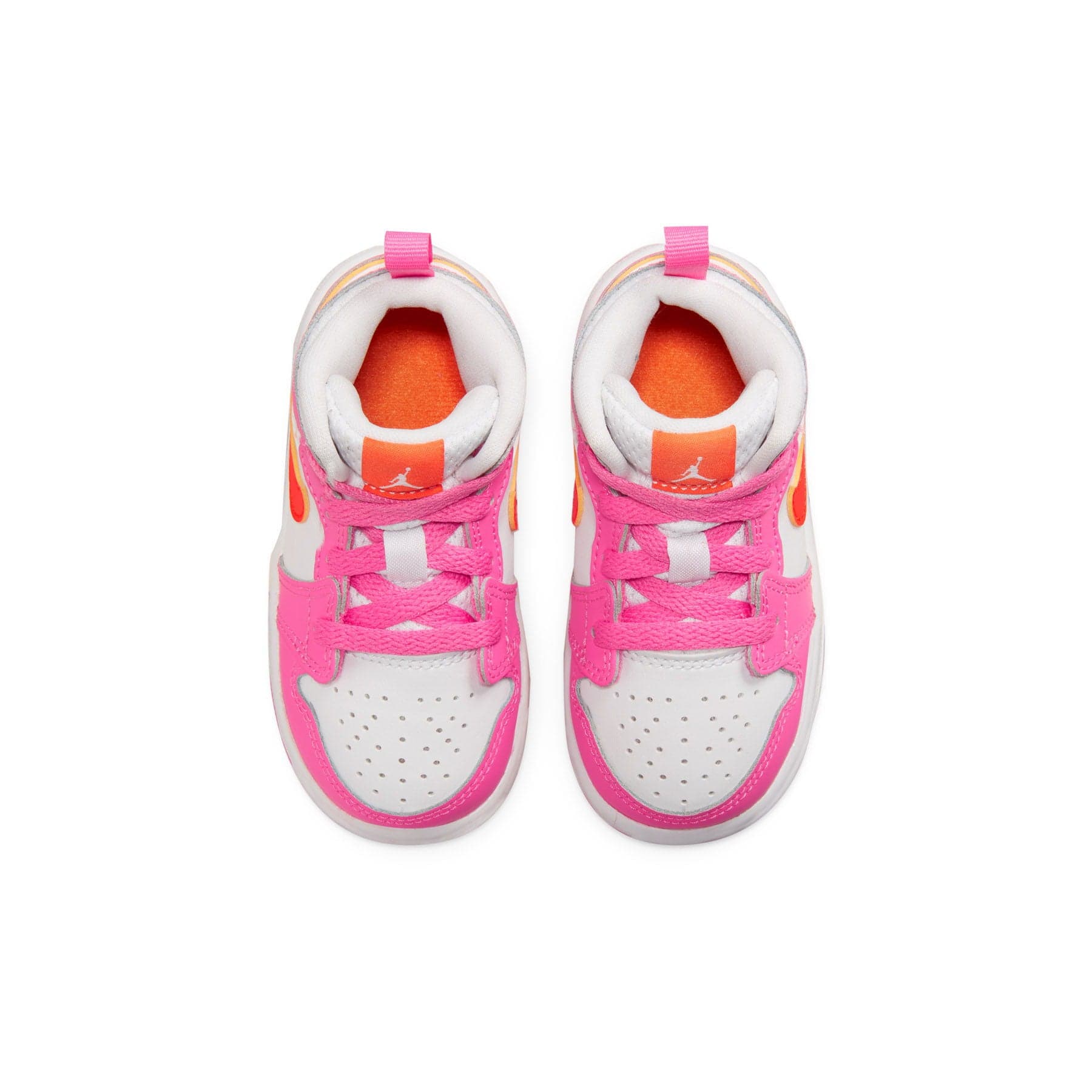 Air Jordan 1 Mid TD 'Pinksicle Orange' — UK 0C | EU 15 | US 0C — Detail View
