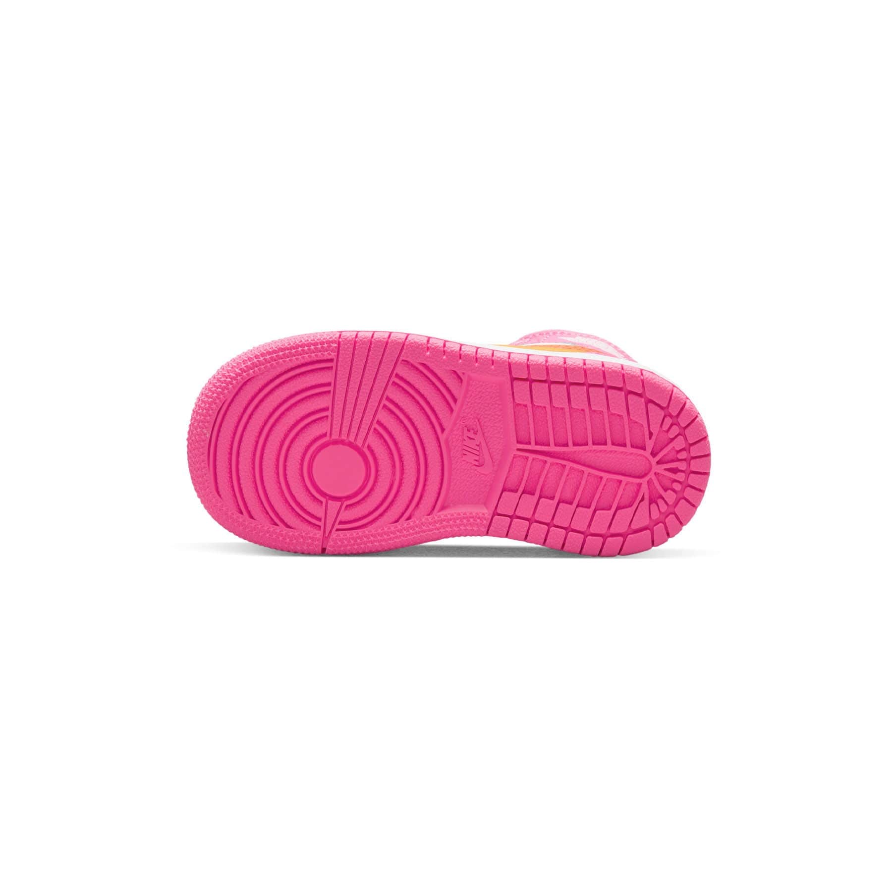 Air Jordan 1 Mid TD 'Pinksicle Orange' — UK 0C | EU 15 | US 0C — Top View