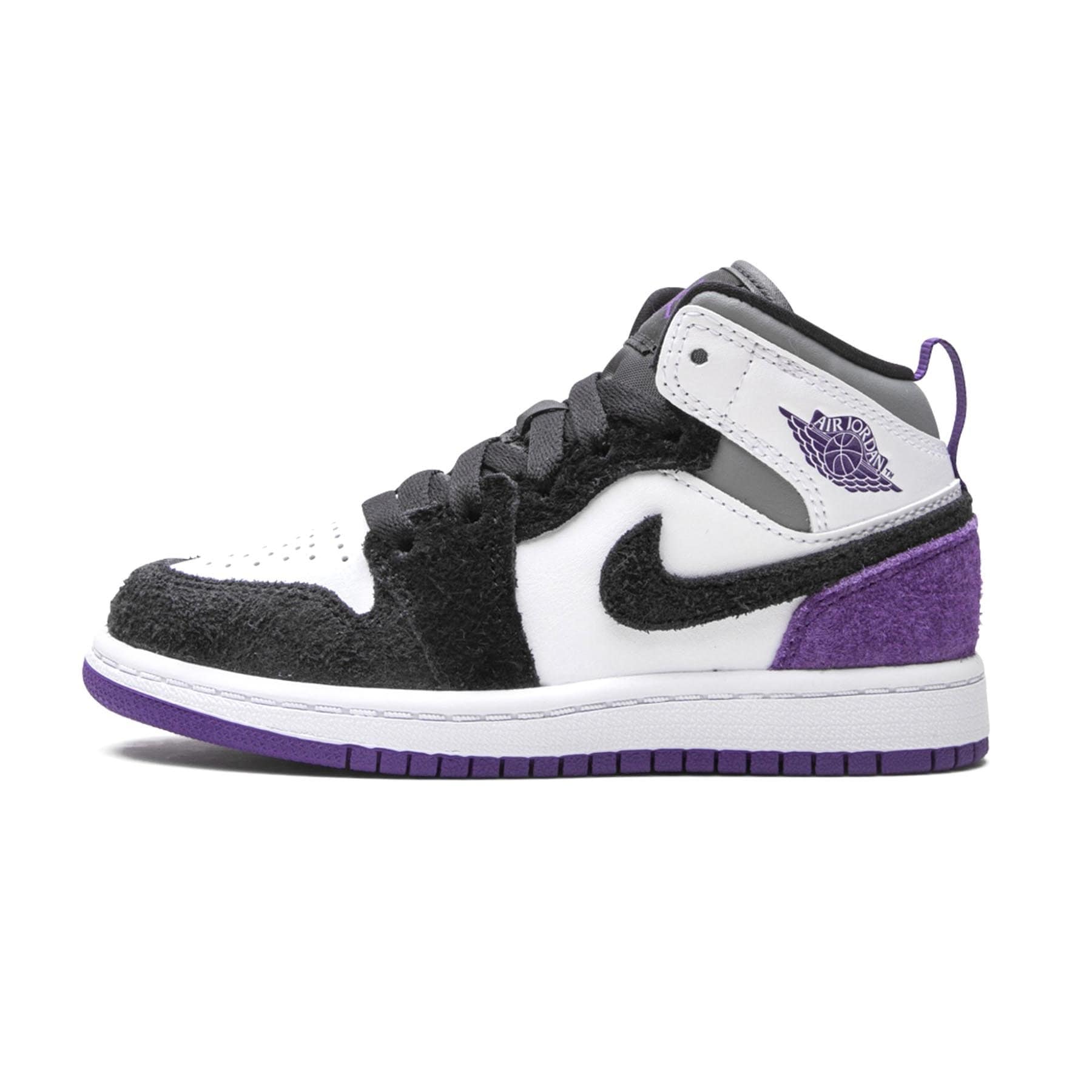 Air Jordan 1 Mid SE PS 'Varsity Purple' — UK 0C | EU 15 | US 0C — Front View