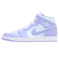 Air Jordan 1 Mid 'Purple Aqua' — UK 3 | EU 35.5 | US 3.5 — Front View