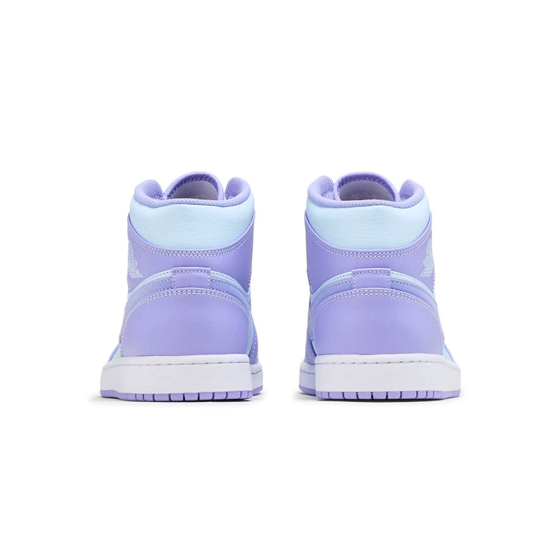Air Jordan 1 Mid 'Purple Aqua' — UK 3 | EU 35.5 | US 3.5 — Side View