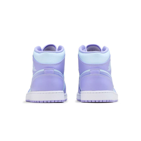 Air Jordan 1 Mid 'Purple Aqua' — UK 3 | EU 35.5 | US 3.5 — Side View