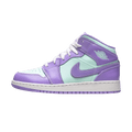 Air Jordan 1 Mid GS 'Purple Aqua' — UK 13.5 | EU 32 | US 1Y — Front View