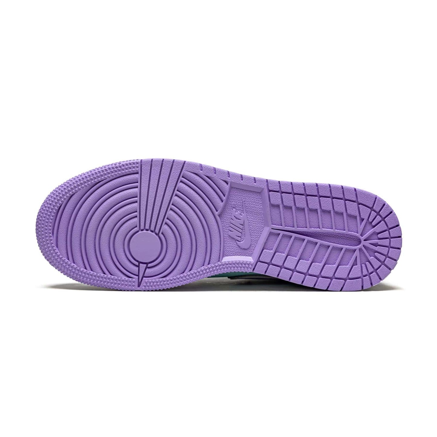 Air Jordan 1 Mid GS 'Purple Aqua' — UK 13.5 | EU 32 | US 1Y — Back View