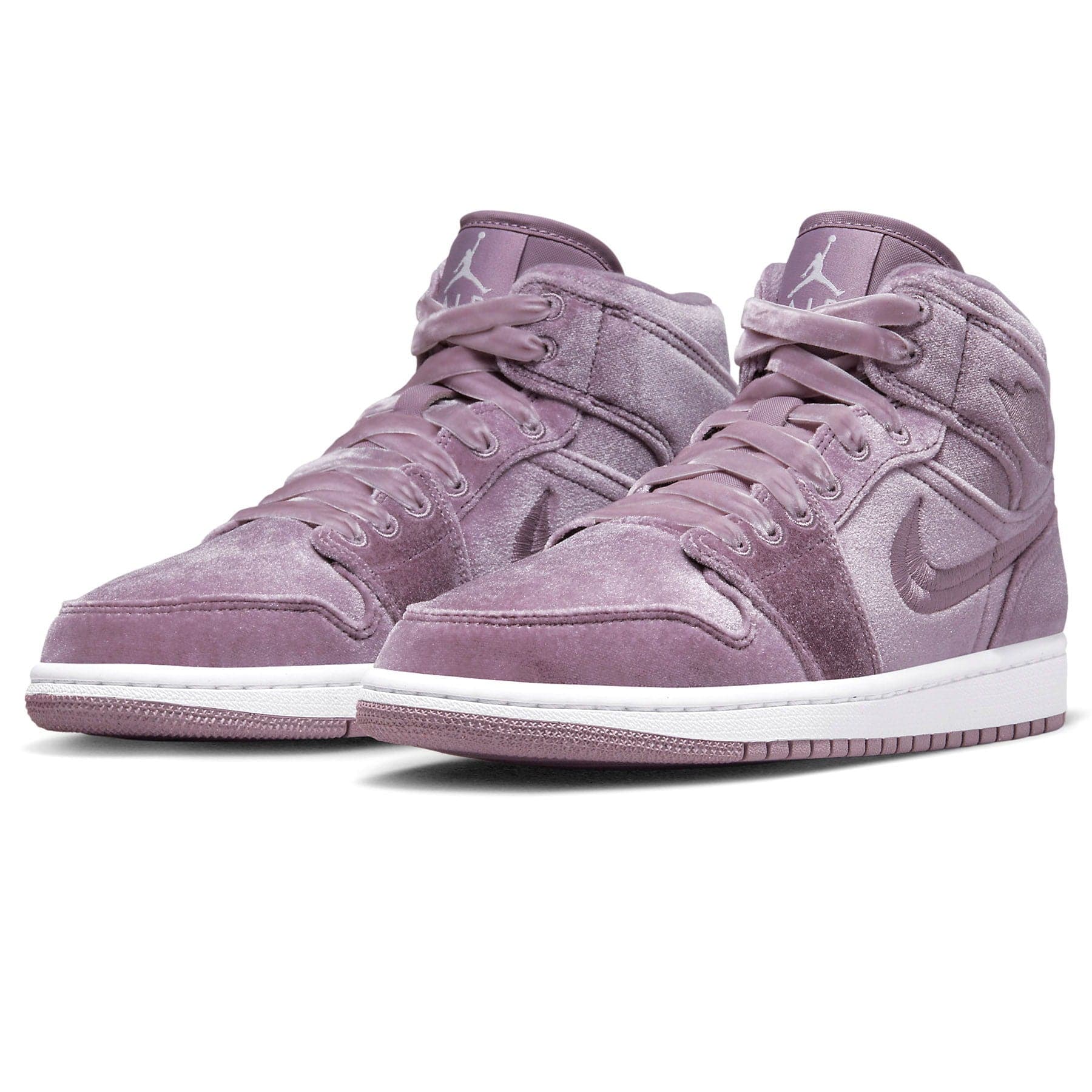 Air Jordan 1 Mid Wmns 'Purple Velvet' — UK 2.5 | EU 35.5 | US 5 — Back View