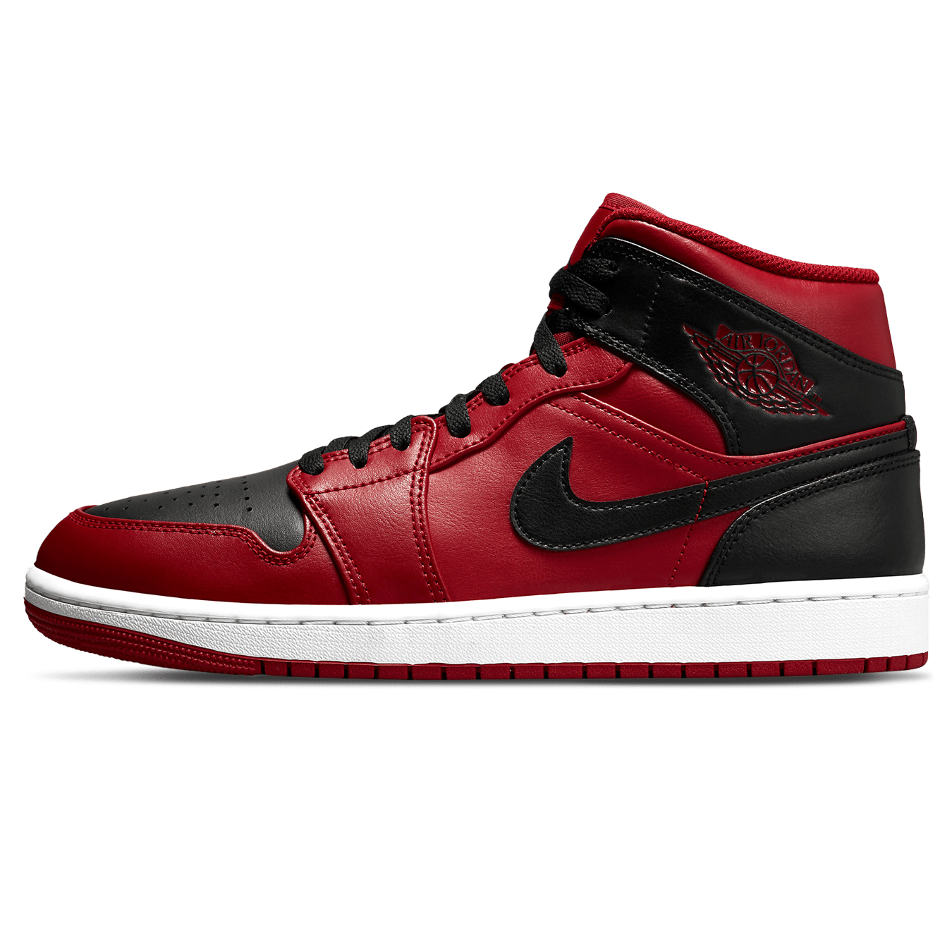 Air Jordan 1 Mid 'Reverse Bred' — UK 3 | EU 35.5 | US 3.5 — Front View