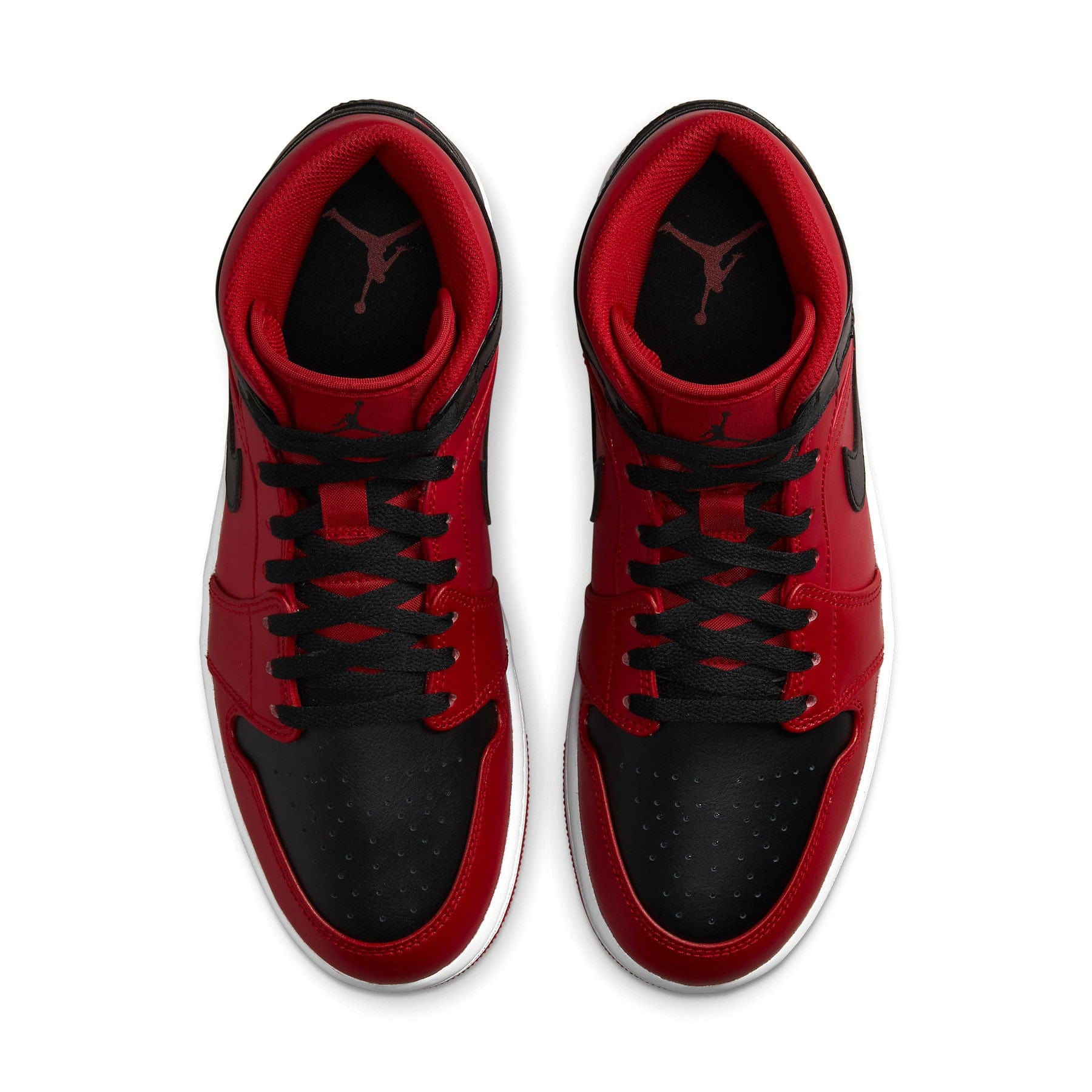 Air Jordan 1 Mid 'Reverse Bred' — UK 3 | EU 35.5 | US 3.5 — Top View