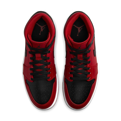 Air Jordan 1 Mid 'Reverse Bred' — UK 3 | EU 35.5 | US 3.5 — Top View