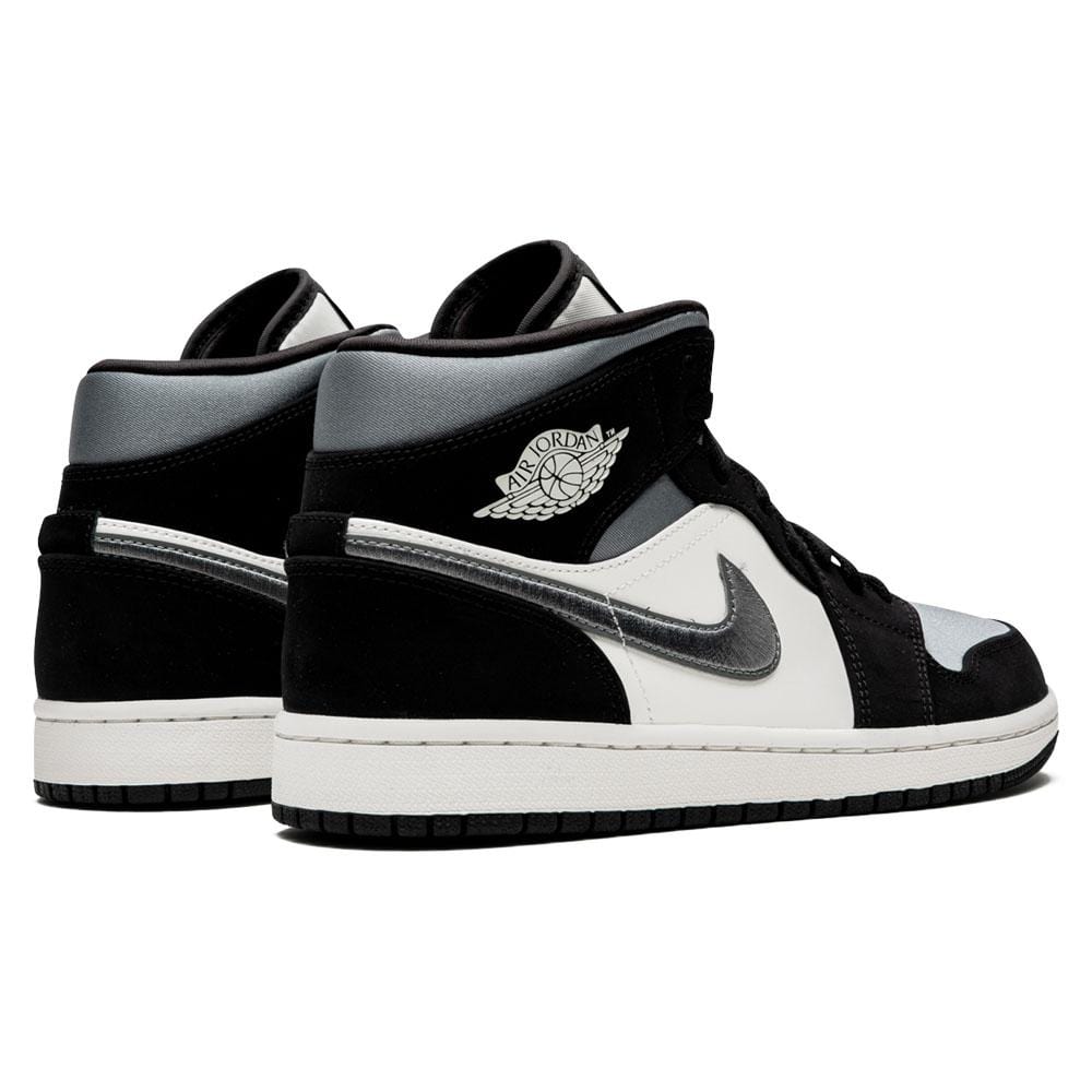Air Jordan 1 Mid SE 'Satin Smoke Grey' — UK 3 | EU 35.5 | US 3.5 — Back View