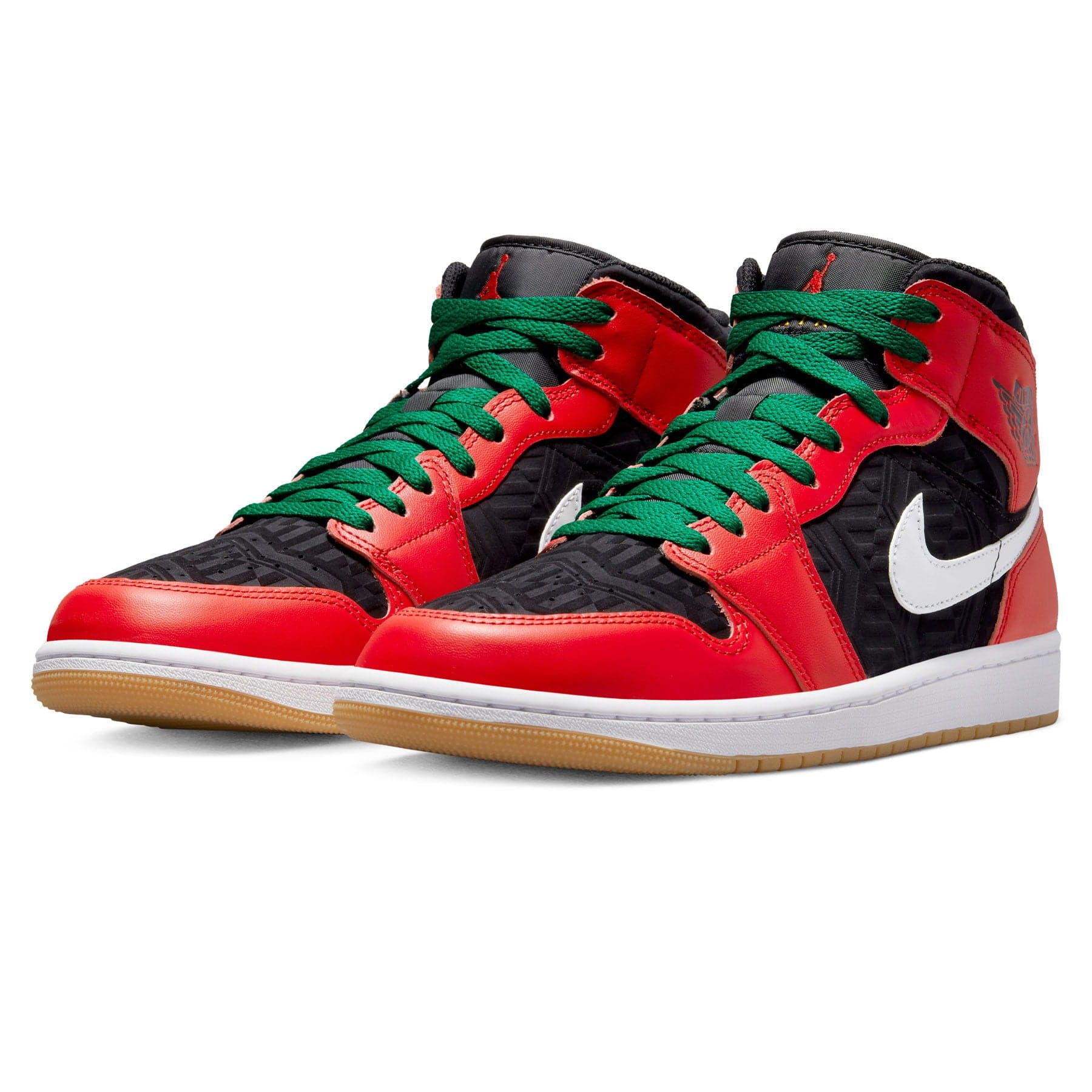 Air Jordan 1 Mid 'Christmas' — UK 3 | EU 35.5 | US 3.5 — Side View