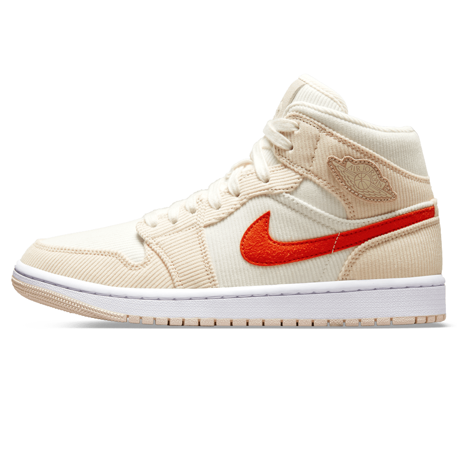 Air Jordan 1 Mid SE Wmns 'Corduroy' — UK 2.5 | EU 35.5 | US 5 — Front View