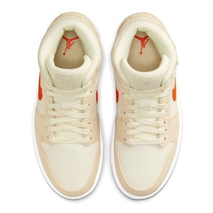 Air Jordan 1 Mid SE Wmns 'Corduroy' — UK 2.5 | EU 35.5 | US 5 — Back View