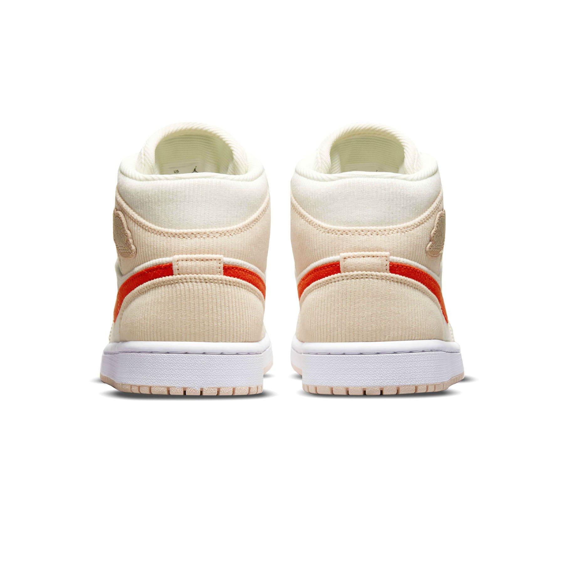 Air Jordan 1 Mid SE Wmns 'Corduroy' — UK 2.5 | EU 35.5 | US 5 — Top View