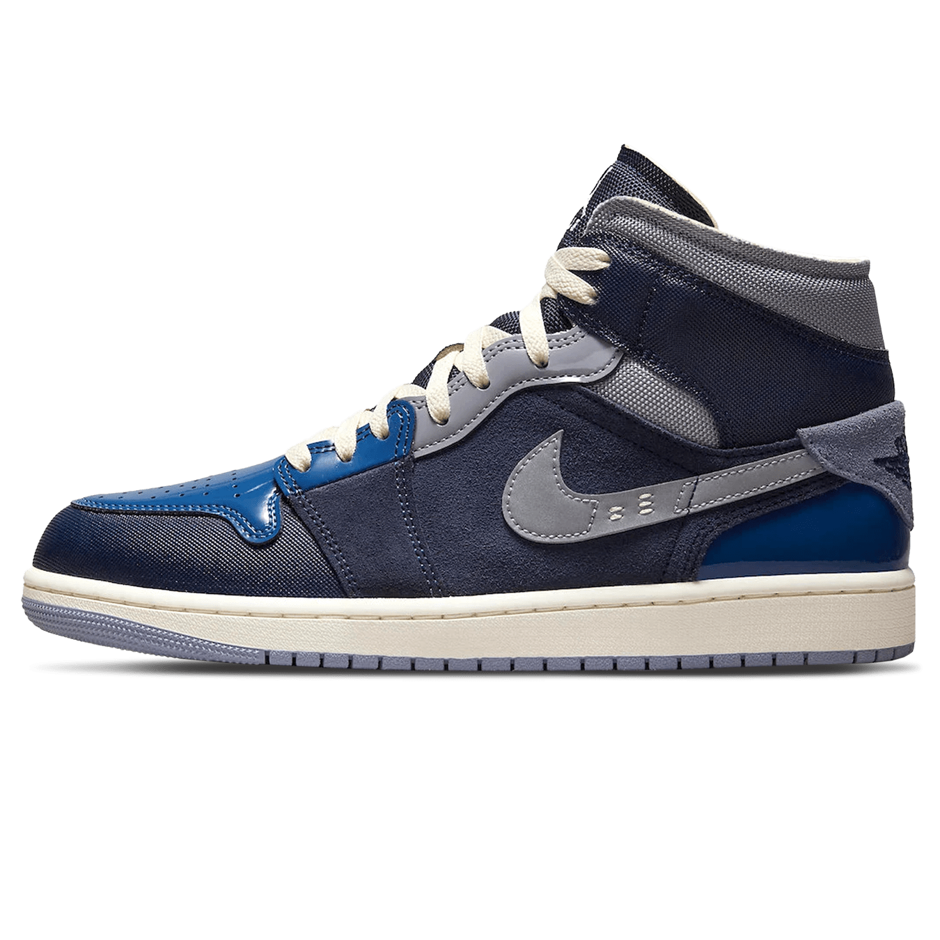 Air Jordan 1 Mid Se Craft 'Obsidian' — UK 3 | EU 35.5 | US 3.5 — Front View