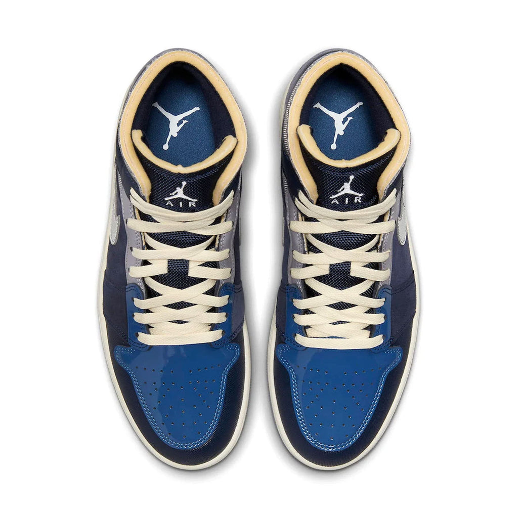 Air Jordan 1 Mid Se Craft 'Obsidian' — UK 3 | EU 35.5 | US 3.5 — Back View