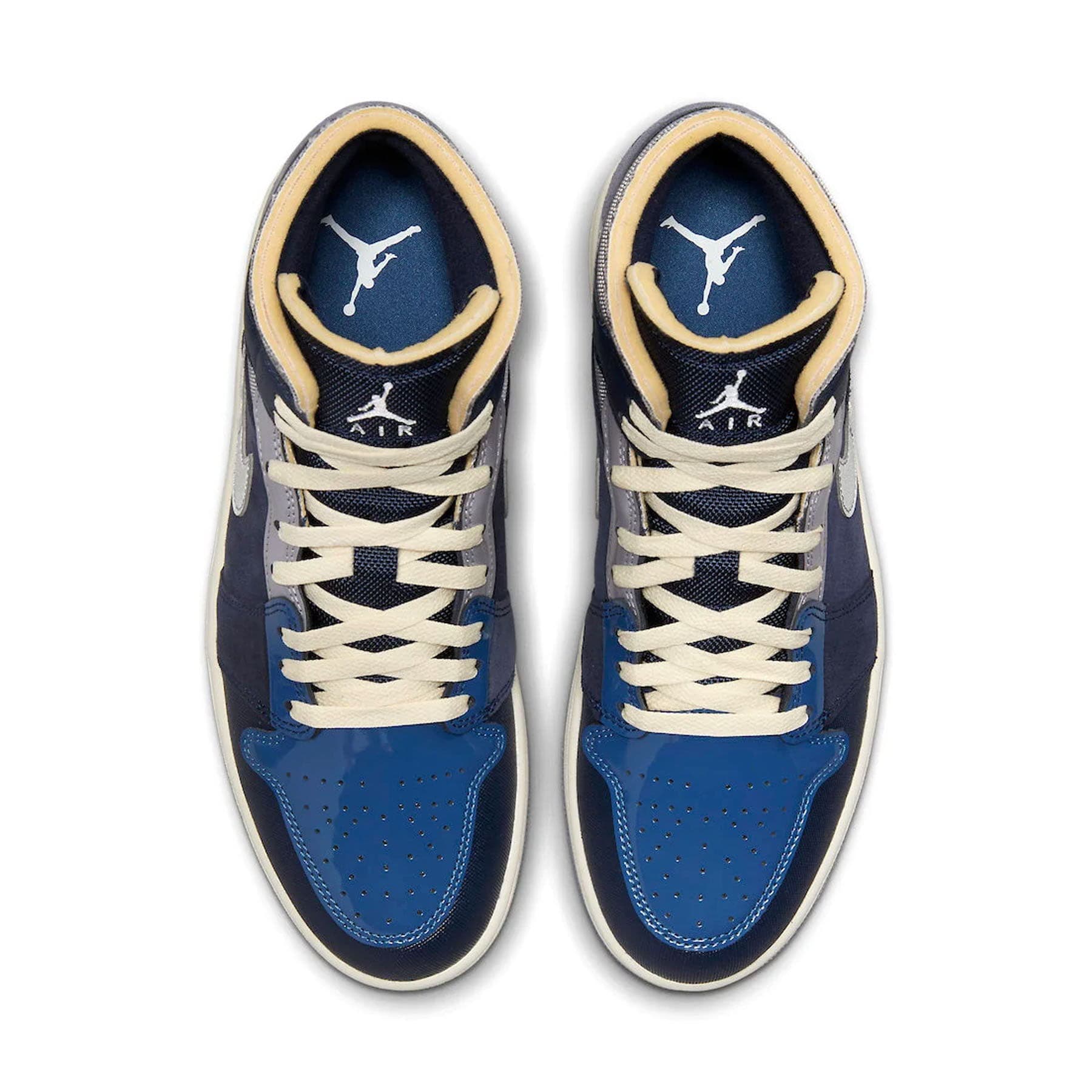Air Jordan 1 Mid Se Craft 'Obsidian' — UK 3 | EU 35.5 | US 3.5 — Back View