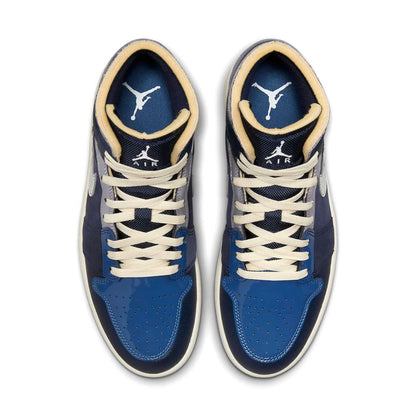 Air Jordan 1 Mid Se Craft 'Obsidian' — UK 3 | EU 35.5 | US 3.5 — Back View