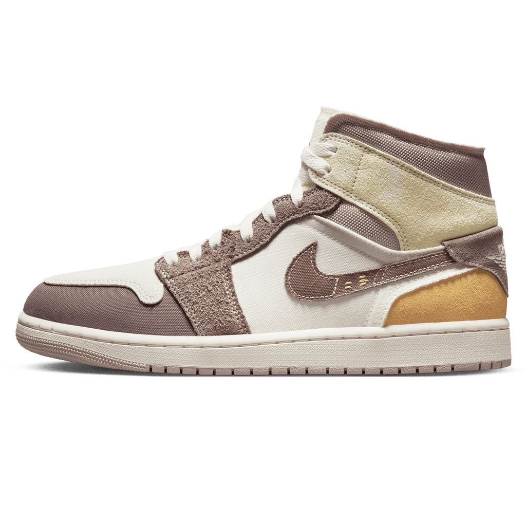 Air Jordan 1 Mid SE Craft 'Inside Out - Taupe Haze' — UK 3 | EU 35.5 | US 3.5 — Front View