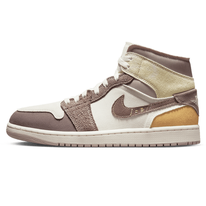 Air Jordan 1 Mid SE Craft 'Inside Out - Taupe Haze' — UK 3 | EU 35.5 | US 3.5 — Front View