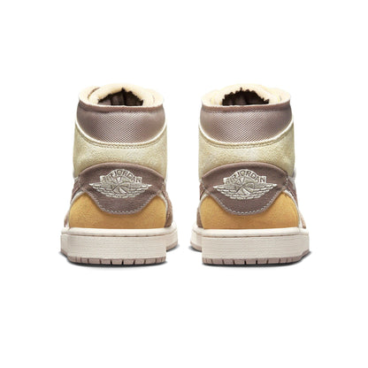 Air Jordan 1 Mid SE Craft 'Inside Out - Taupe Haze' — UK 3 | EU 35.5 | US 3.5 — Top View