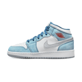 Air Jordan 1 Mid SE GS 'French Blue' — UK 13.5 | EU 32 | US 1Y — Front View