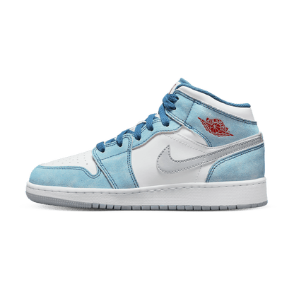 Air Jordan 1 Mid SE GS 'French Blue' — UK 13.5 | EU 32 | US 1Y — Front View