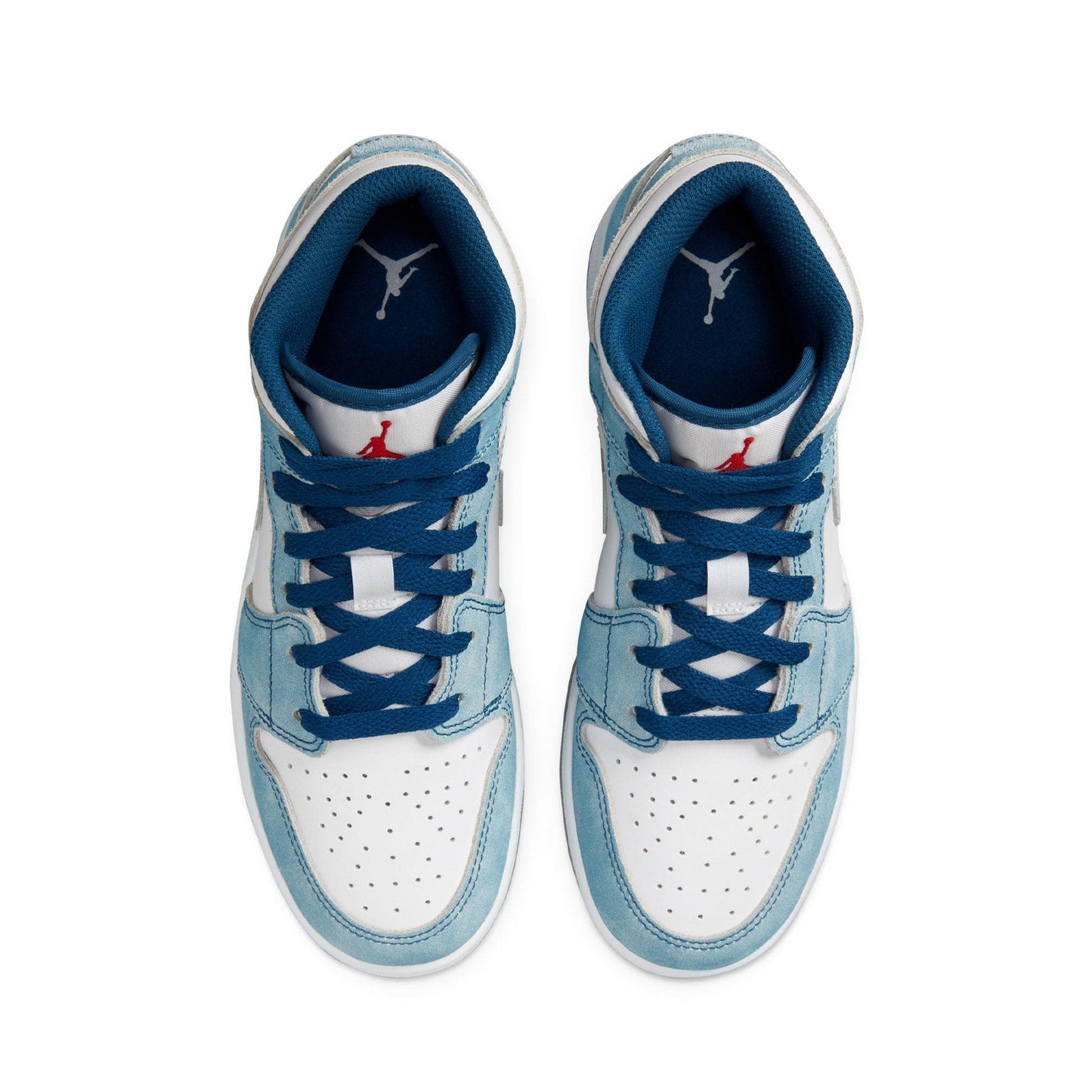 Air Jordan 1 Mid SE GS 'French Blue' — UK 13.5 | EU 32 | US 1Y — Back View