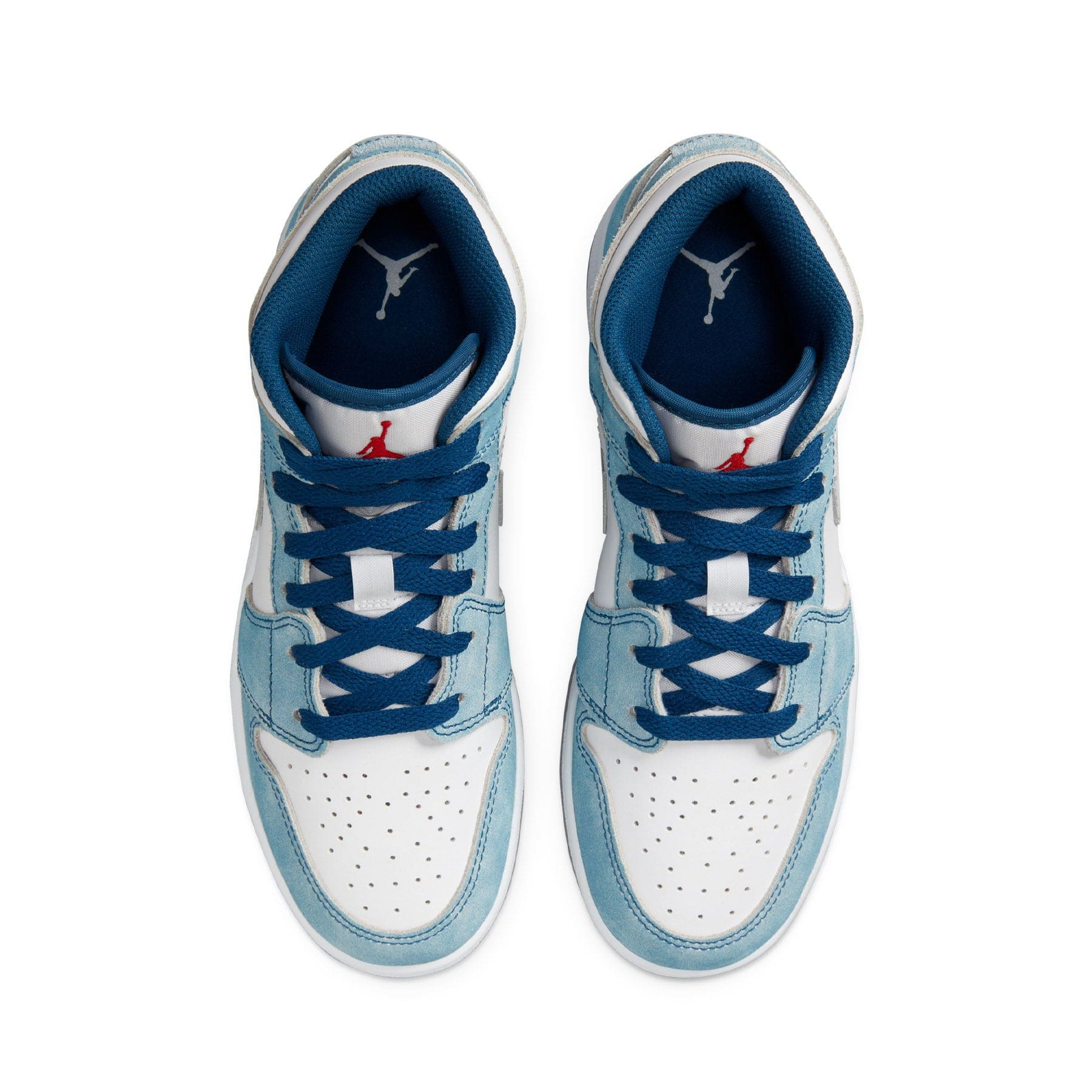 Air Jordan 1 Mid SE GS 'French Blue' — UK 13.5 | EU 32 | US 1Y — Back View