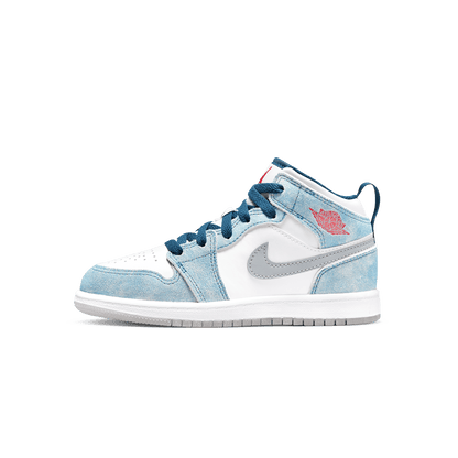 Air Jordan 1 Mid SE PS 'French Blue' — UK 10C | EU 27.5 | US 10.5C — Front View
