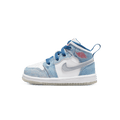 Air Jordan 1 Mid SE TD 'French Blue' — UK 0C | EU 15 | US 0C — Front View