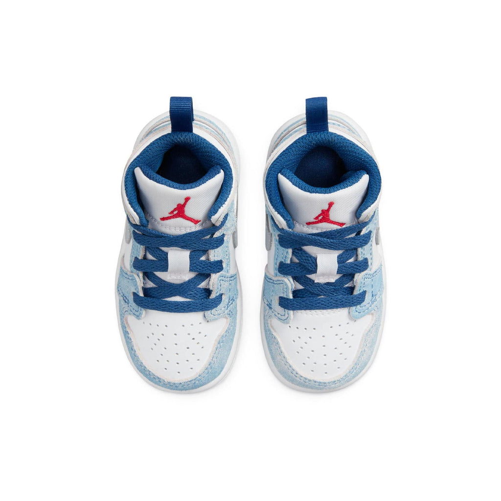 Air Jordan 1 Mid SE TD 'French Blue' — UK 0C | EU 15 | US 0C — Back View