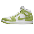 Air Jordan 1 Mid SE Wmns 'Green Python' — UK 2.5 | EU 35.5 | US 5 — Front View