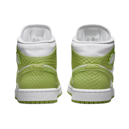 Air Jordan 1 Mid SE Wmns 'Green Python' — UK 2.5 | EU 35.5 | US 5 — Back View
