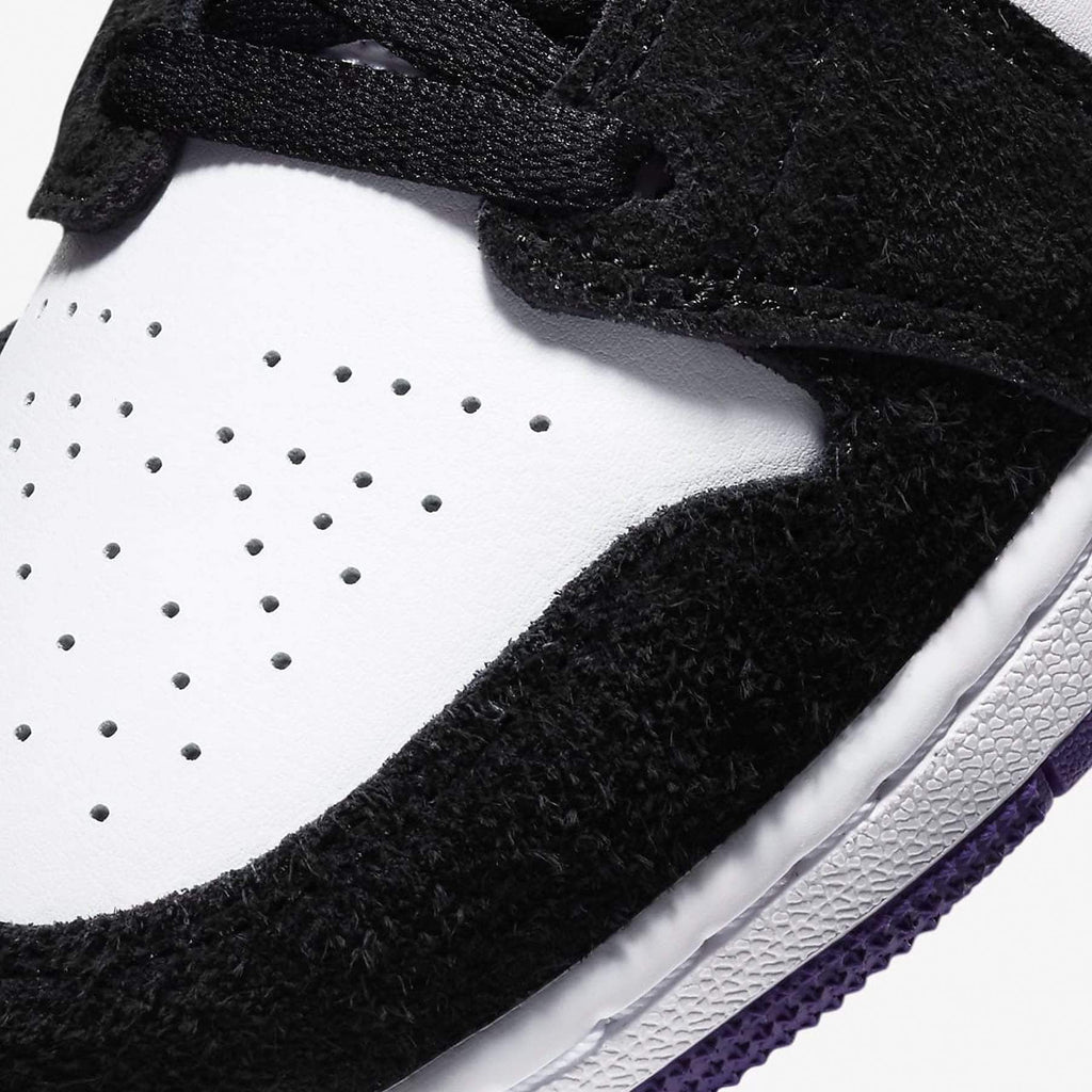 Air Jordan 1 Mid SE GS 'Varsity Purple' — UK 13.5 | EU 32 | US 1Y — Lifestyle View