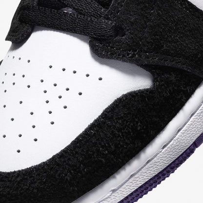 Air Jordan 1 Mid SE GS 'Varsity Purple' — UK 13.5 | EU 32 | US 1Y — Lifestyle View
