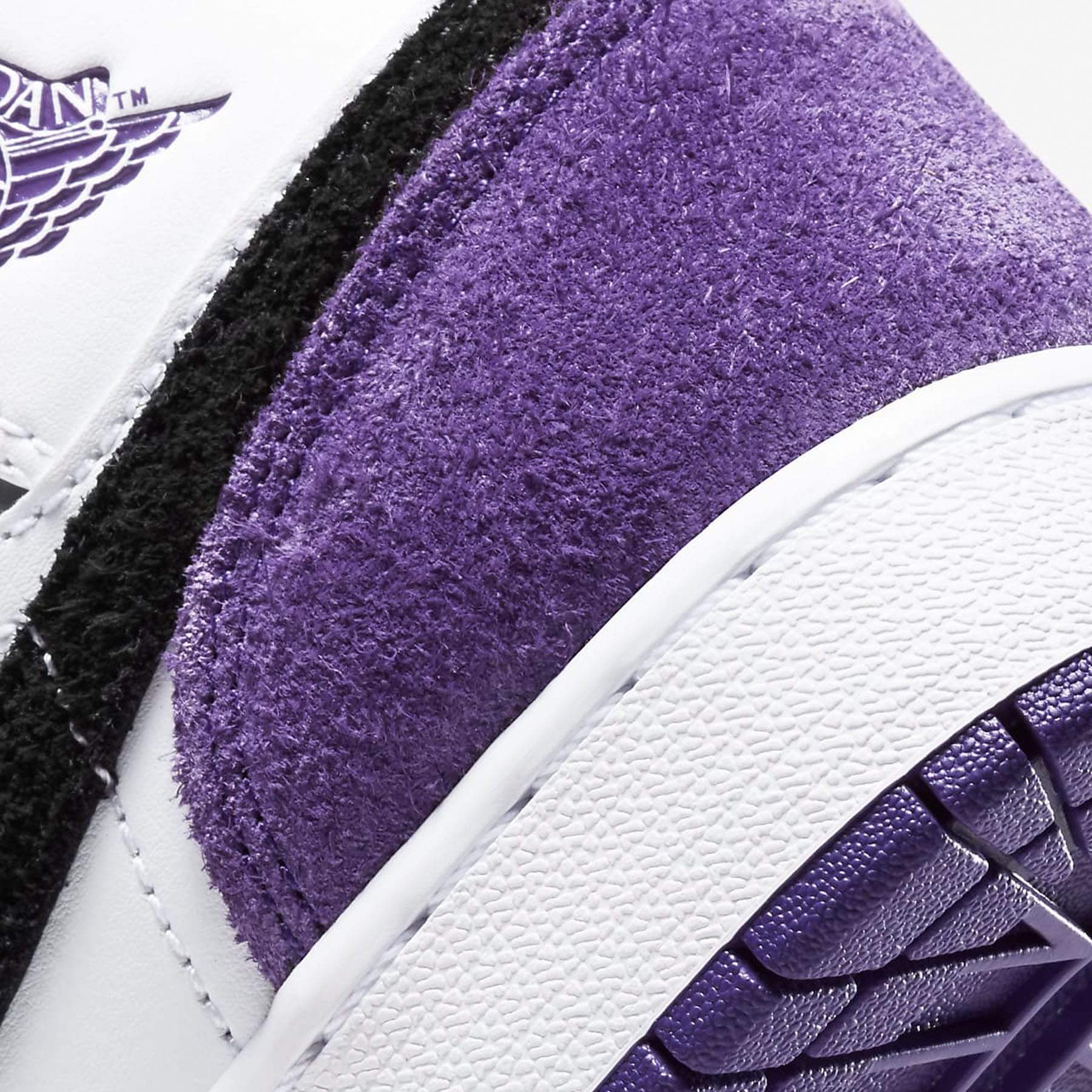 Air Jordan 1 Mid SE GS 'Varsity Purple' — UK 13.5 | EU 32 | US 1Y — Alternate View 7