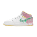 Air Jordan 1 Mid SE GS 'Paint Drip' — UK 13.5 | EU 32 | US 1Y — Front View
