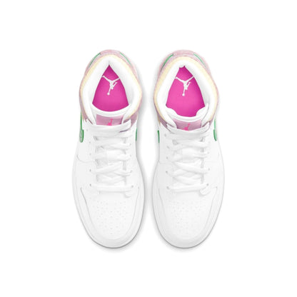 Air Jordan 1 Mid SE GS 'Paint Drip' — UK 13.5 | EU 32 | US 1Y — Back View