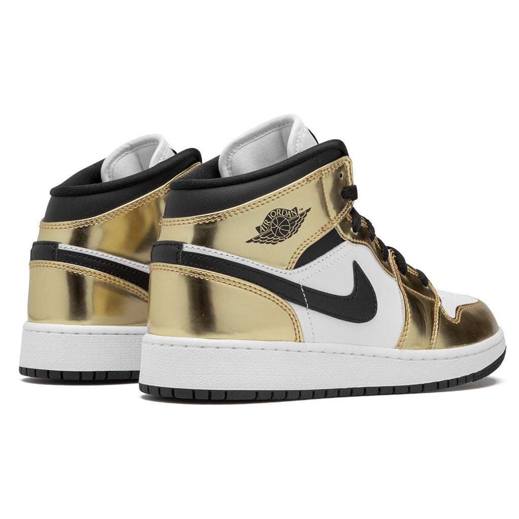 Air Jordan 1 Mid SE GS 'Metallic Gold' — UK 13.5 | EU 32 | US 1Y — Top View