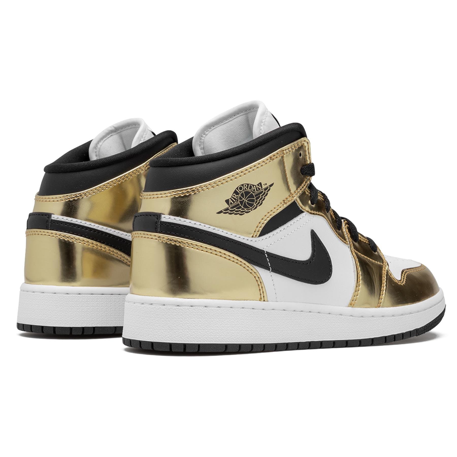 Air Jordan 1 Mid SE GS 'Metallic Gold' — UK 13.5 | EU 32 | US 1Y — Top View