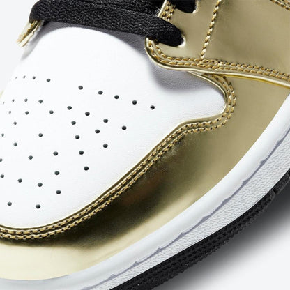 Air Jordan 1 Mid SE GS 'Metallic Gold' — UK 13.5 | EU 32 | US 1Y — Lifestyle View