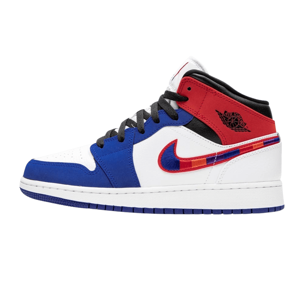 Air Jordan 1 MID SE GS 'University Red' — UK 13.5 | EU 32 | US 1Y — Front View