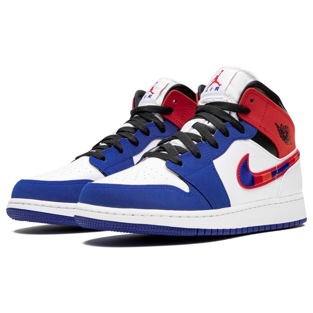 Air Jordan 1 MID SE GS 'University Red' — UK 13.5 | EU 32 | US 1Y — Side View