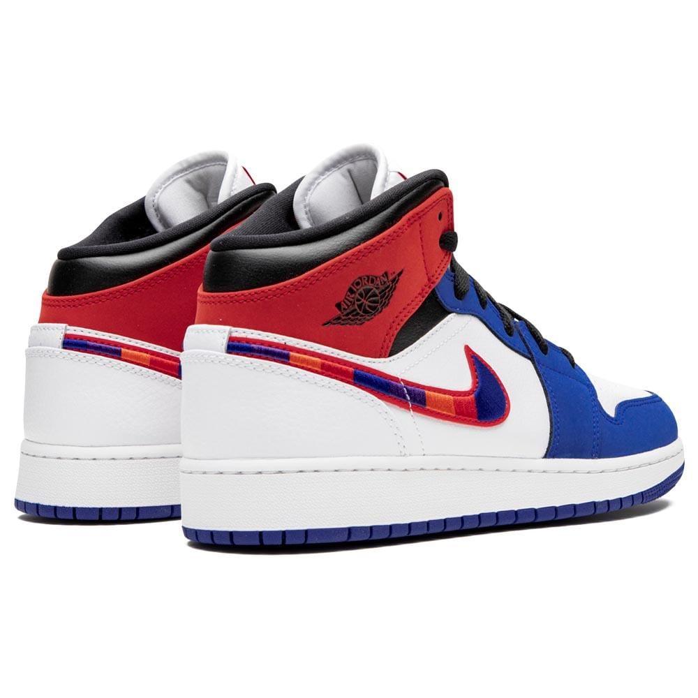 Air Jordan 1 MID SE GS 'University Red' — UK 13.5 | EU 32 | US 1Y — Back View