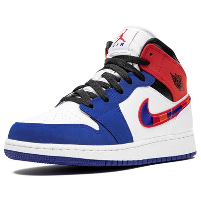 Air Jordan 1 MID SE GS 'University Red' — UK 13.5 | EU 32 | US 1Y — Top View